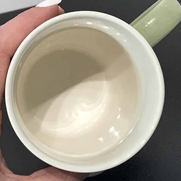 Starbucks Retro Avocado Sage Mint Green Candle Graphic Holiday Coffee Mug Cup - Picture 11 of 12